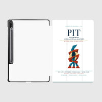 Thumbnail for Pittsburgh International Airport (PIT) design on white samsung tablet tablet case