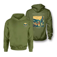 Thumbnail for VINTAGE G4392 - The Rural Library Wing - Double-Side Hoodie design on greenarmy double side