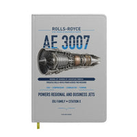 Thumbnail for AE 3007 design on light gray notebook