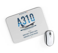 Thumbnail for Airbus A310-200P2F design on light gray rectangle mouse pad