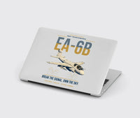 Thumbnail for EA-6B Prowler design on light gray MacBook case