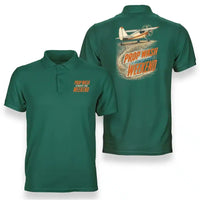 Thumbnail for SIGNAL 647 - Prop Wash Starts The Weekend - Double-Side Polo design on green double side polo