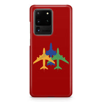 Thumbnail for Colourful 3 Airplanes Samsung Case - view 6