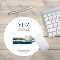 Thumbnail for Halifax Stanfield International Airport (YHZ) design on white round mouse pad