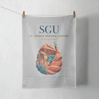Thumbnail for St. George Regional Airport (SGU) design on light gray towel