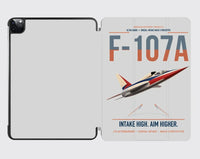 Thumbnail for F-107A Ultra Sabre design on light gray ipad tablet case