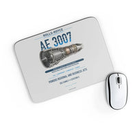 Thumbnail for AE 3007 design on light gray rectangle mouse pad