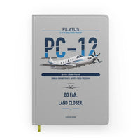 Thumbnail for Pilatus PC-12 PRO design on light gray notebook