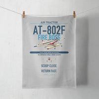 Thumbnail for Air Tractor AT-802F Fire Boss design on light gray towel