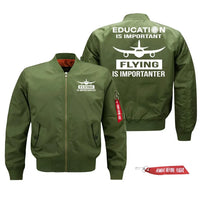 Thumbnail for Customisable Education Is Important Flying is Jacket - view 6