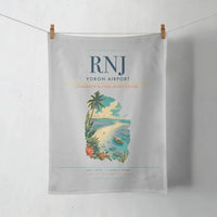 Thumbnail for Yoron Airport (RNJ) design on light gray towel