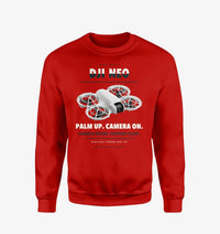 Thumbnail for DJI Neo design on red sweatshirt