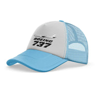 Thumbnail for The Boeing 737 trucker cap - light blue