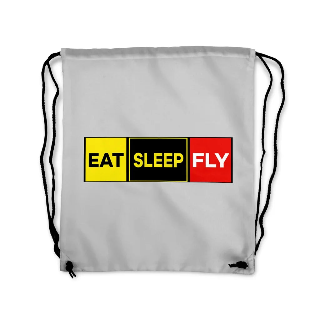 Eat Sleep Fly Drawstring Bag - view 6