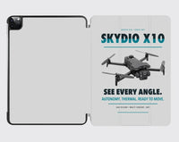 Thumbnail for Skydio X10 design on light gray ipad tablet case