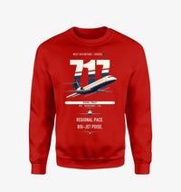 Thumbnail for Boeing 717-200 design on red sweatshirt