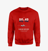 Thumbnail for RQ-4B Global Hawk design on red sweatshirt