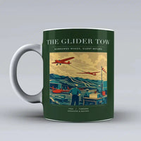 Thumbnail for VINTAGE G4249 - The Glider Tow - Ceramic Mug design on darkgreen