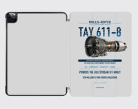 Thumbnail for TAY 611-8 design on light gray ipad tablet case