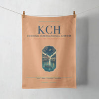 Thumbnail for Kuching International Airport (KCH) design on orange towel