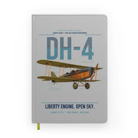 Thumbnail for Airco DH-4 Liberty Plane design on light gray notebook