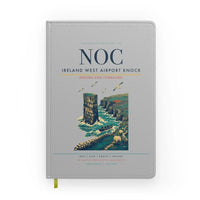 Thumbnail for Ireland West Airport Knock (NOC) design on light gray notebook