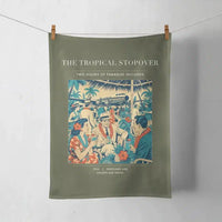 Thumbnail for VINTAGE G4225 - The Tropical Stopover - Designed Towels design on greenarmy