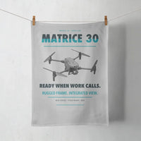 Thumbnail for DJI Matrice 30 design on light gray towel