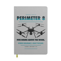 Thumbnail for Skyfront Perimeter 8 design on light gray notebook