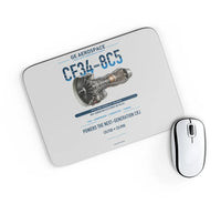 Thumbnail for CF34-8C5 design on light gray rectangle mouse pad