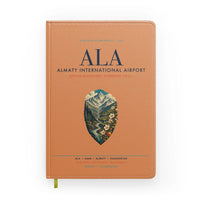 Thumbnail for Almaty International Airport (ALA) design on orange notebook