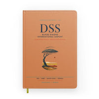 Thumbnail for Blaise Diagne International Airport (DSS) design on orange notebook