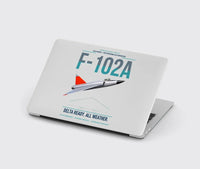 Thumbnail for F-102A Delta Dagger design on light gray MacBook case