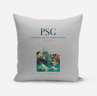 Thumbnail for Petersburg James A. Johnson Airport (PSG) design on light gray pillow