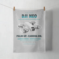 Thumbnail for DJI Neo design on light gray towel