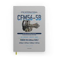 Thumbnail for CFM56-5B design on light gray notebook