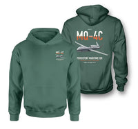 Thumbnail for MQ-4C Triton IFC-4 design on green double-side hoodie, double-side print