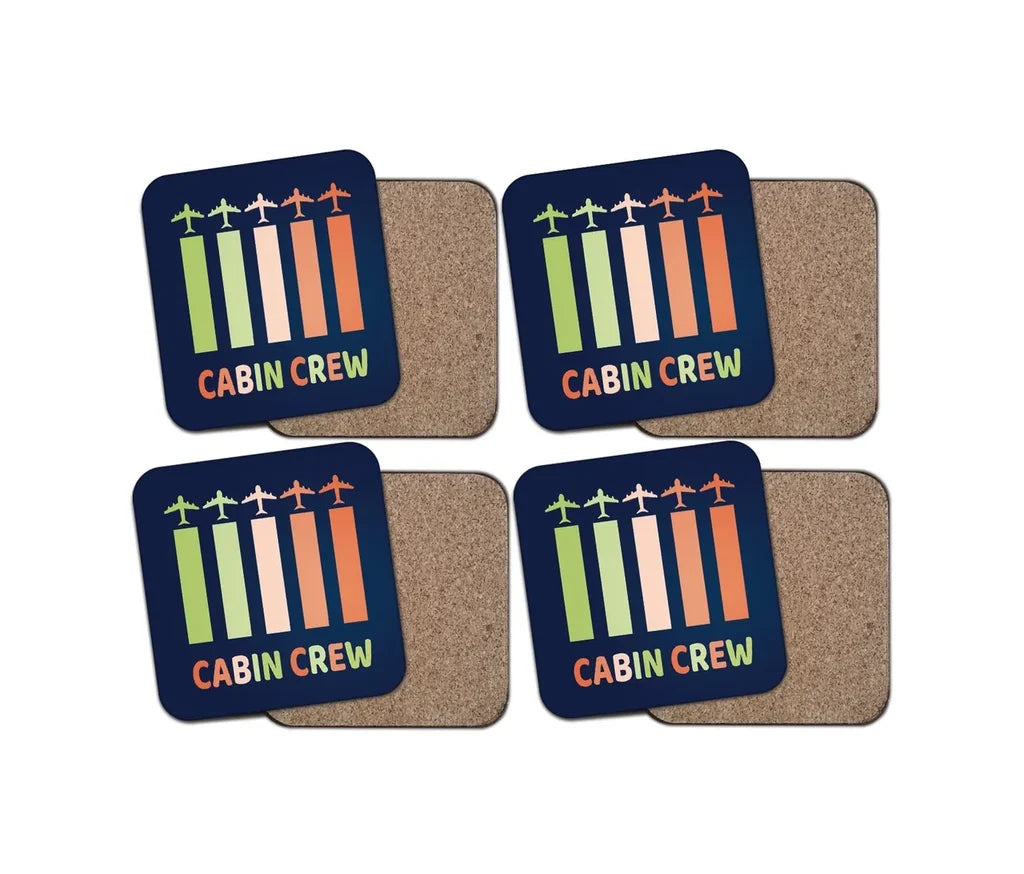 Colourful Cabin Crew Coaster - view 6