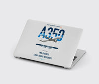 Thumbnail for Airbus A350-900 design on light gray MacBook case