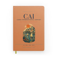 Thumbnail for Cairo International Airport (CAI) design on orange notebook