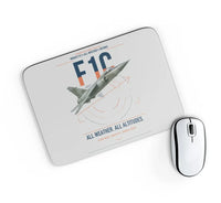 Thumbnail for Dassault Mirage F1C design on light gray rectangle mouse pad