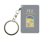 Thumbnail for Fes - Saiss Airport FEZ Key Chain design on gray key chain