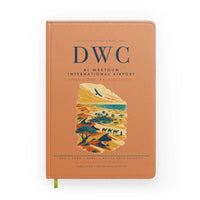 Thumbnail for Al Maktoum International Airport (DWC) design on orange notebook