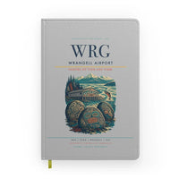 Thumbnail for Wrangell Airport (WRG) design on light gray notebook