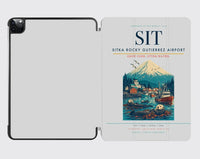 Thumbnail for Sitka Rocky Gutierrez Airport (SIT) design on light gray ipad tablet case