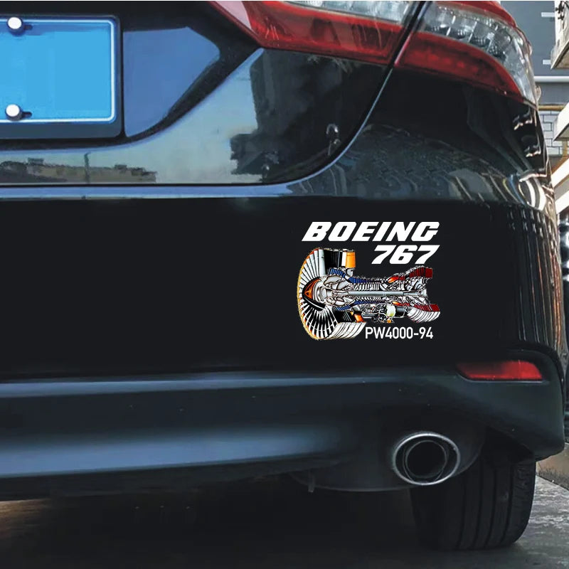 Boeing 767 Car Sticker - view 6