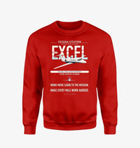 Thumbnail for Cessna Citation Excel design on red sweatshirt