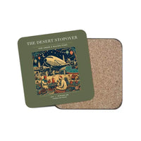 Thumbnail for The Desert Stopover - Designed Coasters design on green army 1-piece