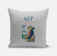 Thumbnail for Aeroparque Jorge Newbery (AEP) design on light gray pillow