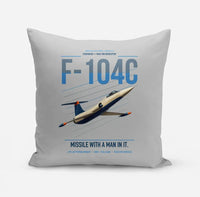 Thumbnail for F-104C Starfighter design on light gray pillow